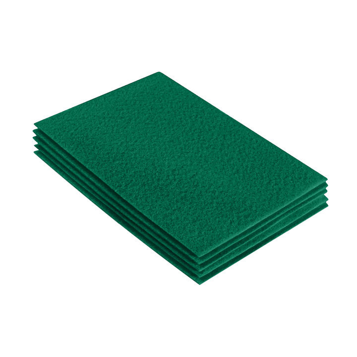 Acrylic Felt 9"X12" Sheet Packs | Kelly Green - FabricLA.com