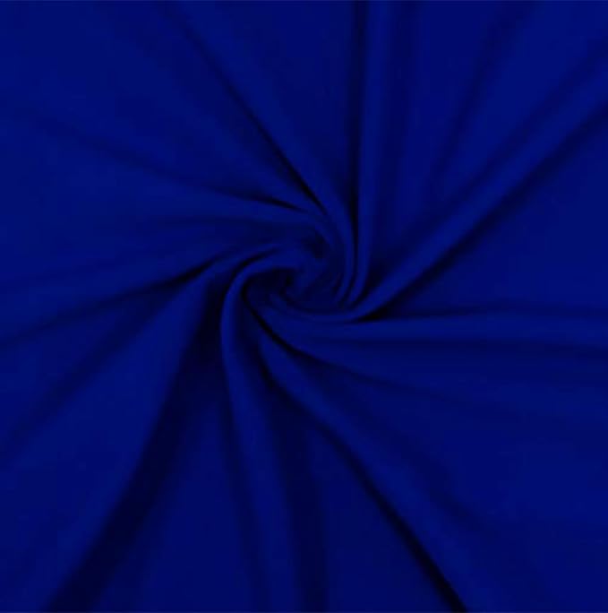 FabricLA 12oz Cotton Spandex Jersey Knit Fabric | Royal Blue