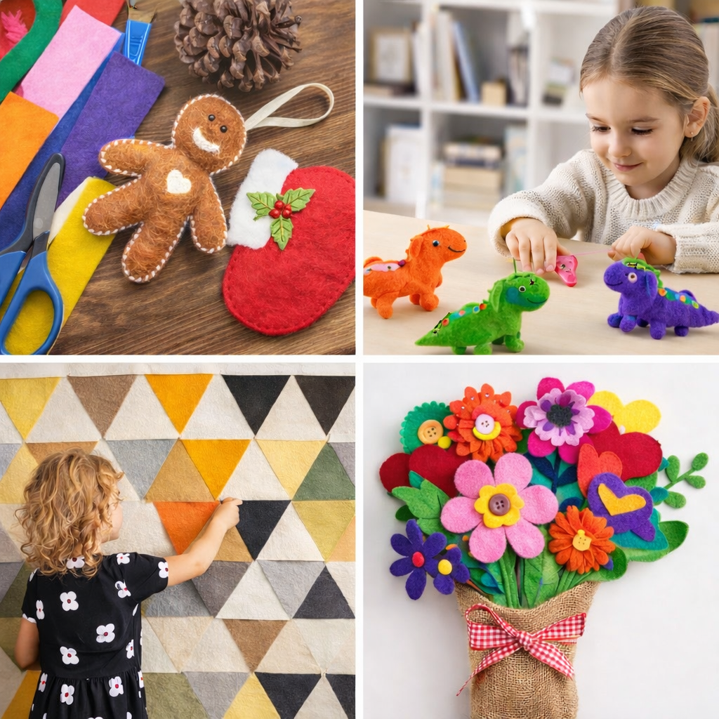 Light Orange Acrylic Felt Fabric 1.6mm – 72" Wide, 160 GSM | By the Yard | FabricLA