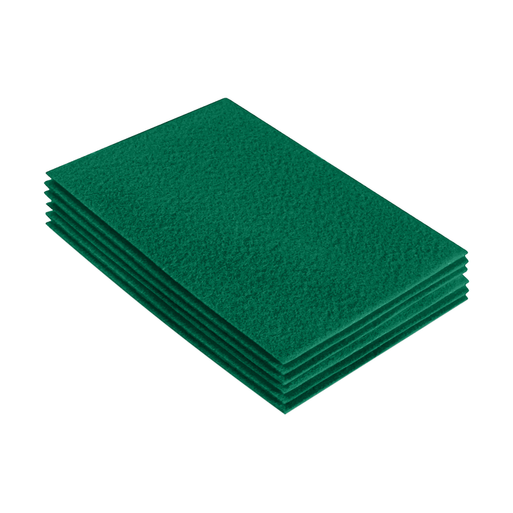 Acrylic Felt 9"X12" Sheet Packs | Kelly Green - FabricLA.com