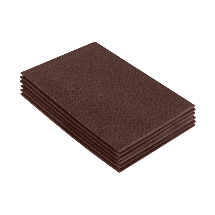 Acrylic Felt 9"X12" Sheet Packs | Light Brown - FabricLA.com