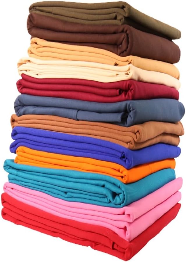 FabricLA 12oz Cotton Spandex Jersey Knit Fabric | Heather Gray
