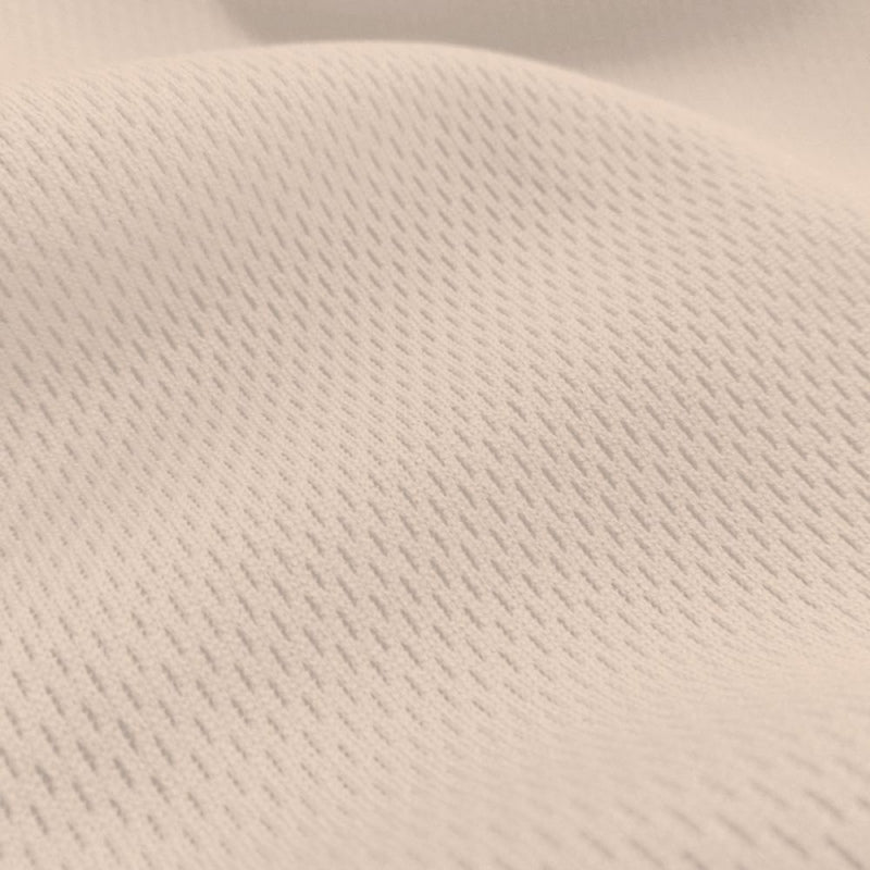 Dimple Mesh (Bird's Eye) fabric in Cream, sold by the yard