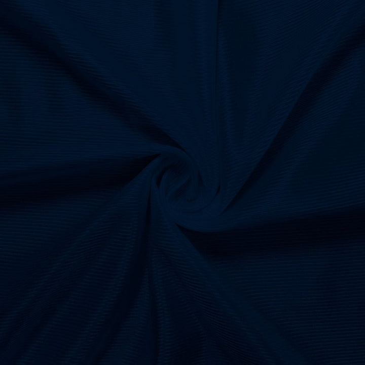 Athletic Dazzle Polyester fabric in Dark Navy, sold by the yard