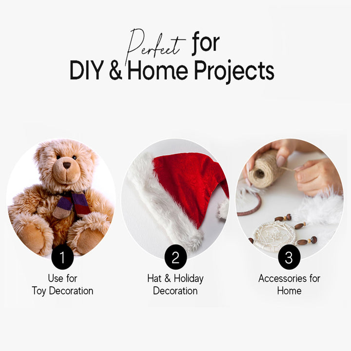 Faux Fur Fabric Squares | Pastel Patch