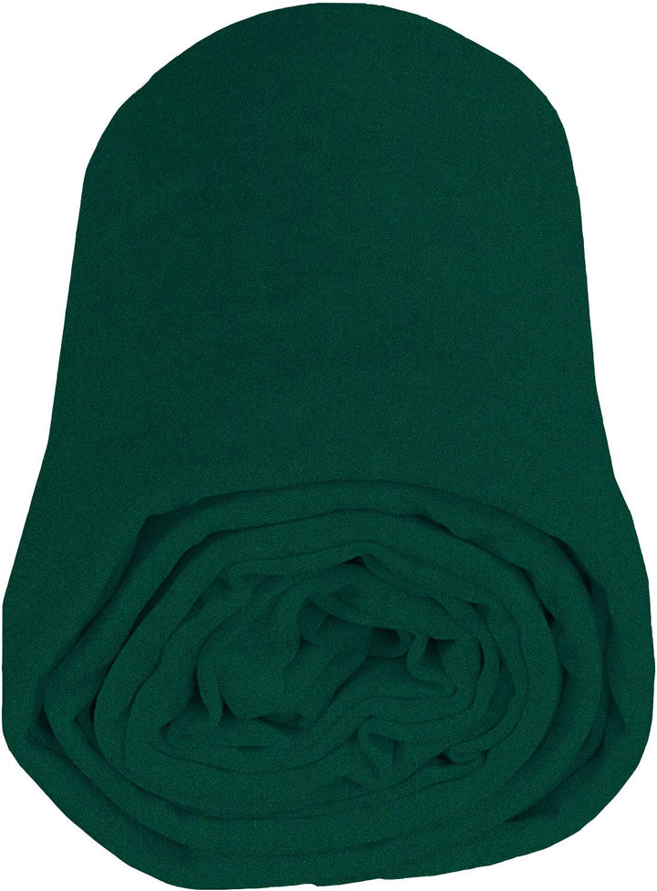 FabricLA DTY Tejido de punto de poliéster y spandex de doble cepillado | Cazador verde 