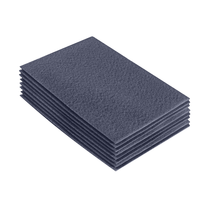 Acrylic Felt 9"X12" Sheet Packs | Heather Gray - FabricLA.com