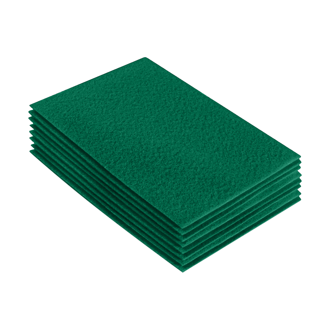 Acrylic Felt 9"X12" Sheet Packs | Kelly Green - FabricLA.com