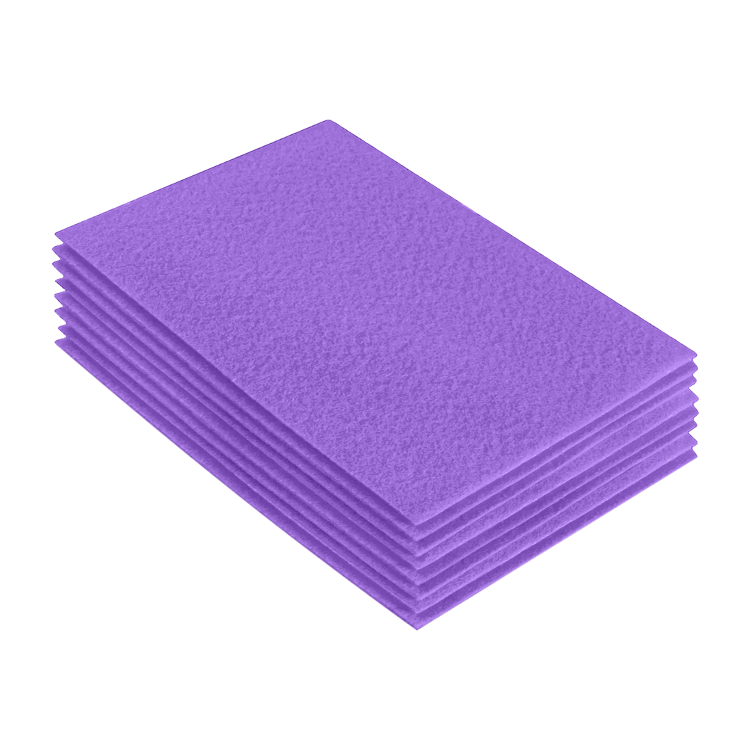 Acrylic Felt 9"X12" Sheet Packs | Lavender - FabricLA.com