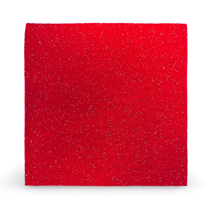 FabricLA  Glitter Felt Coasters – Sparkling 4" x 4" Drink Coasters– Perfect for Parties, Home Décor, and Gifts.