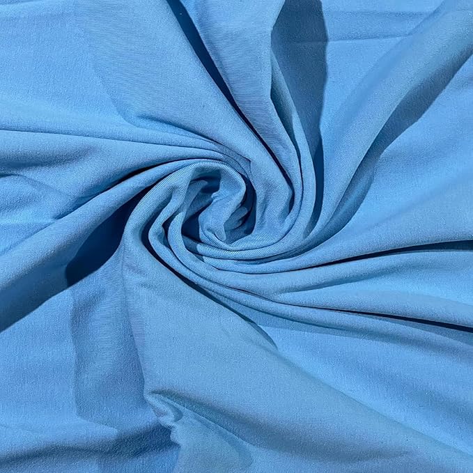12oz White Cotton Spandex Jersey Knit Fabric