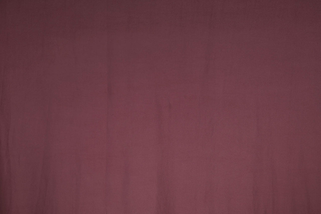 FabricLA DTY Tejido de punto de poliéster y spandex de doble cepillado | Marsala 