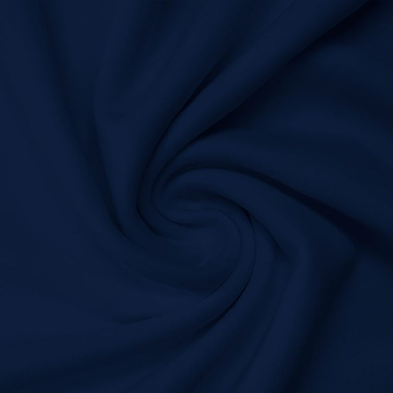 Athletic Double Knit fabric in Navy, sold by the yard