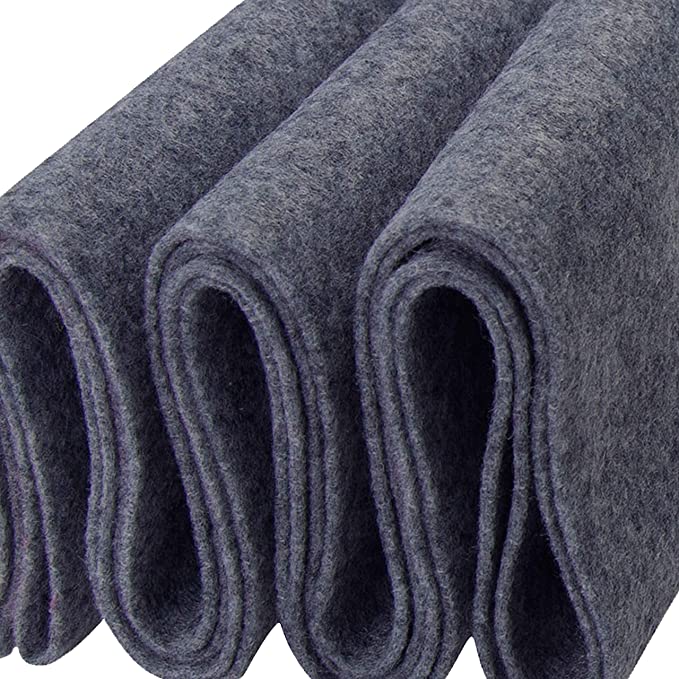 FabricLA Craft Felt Fabric - 36 X 36 Inch Wide & 1.6mm Thick Felt Fabric  - Use This Soft Felt for Crafts - Felt Material Pack - M. Champagne