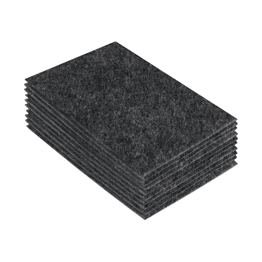 Acrylic Felt 9"X12" Sheet Packs | Charcoal - FabricLA.com