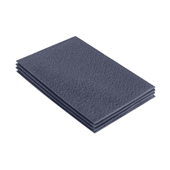 Acrylic Felt 9"X12" Sheet Packs | Heather Grey - FabricLA.com