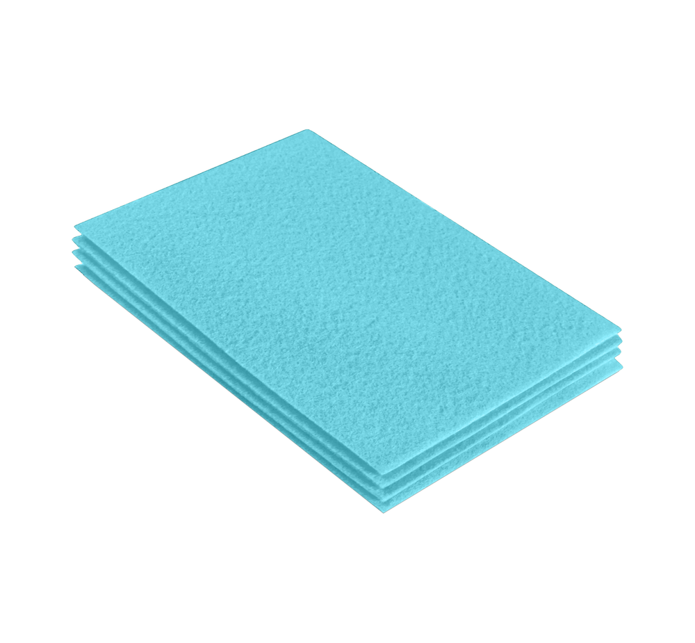 Acrylic Felt 9"X12" Sheet Packs | Baby Blue - FabricLA.com
