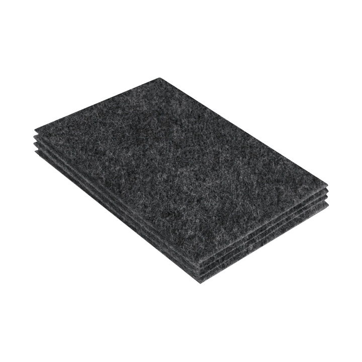 Acrylic Felt 9"X12" Sheet Packs | Charcoal - FabricLA.com