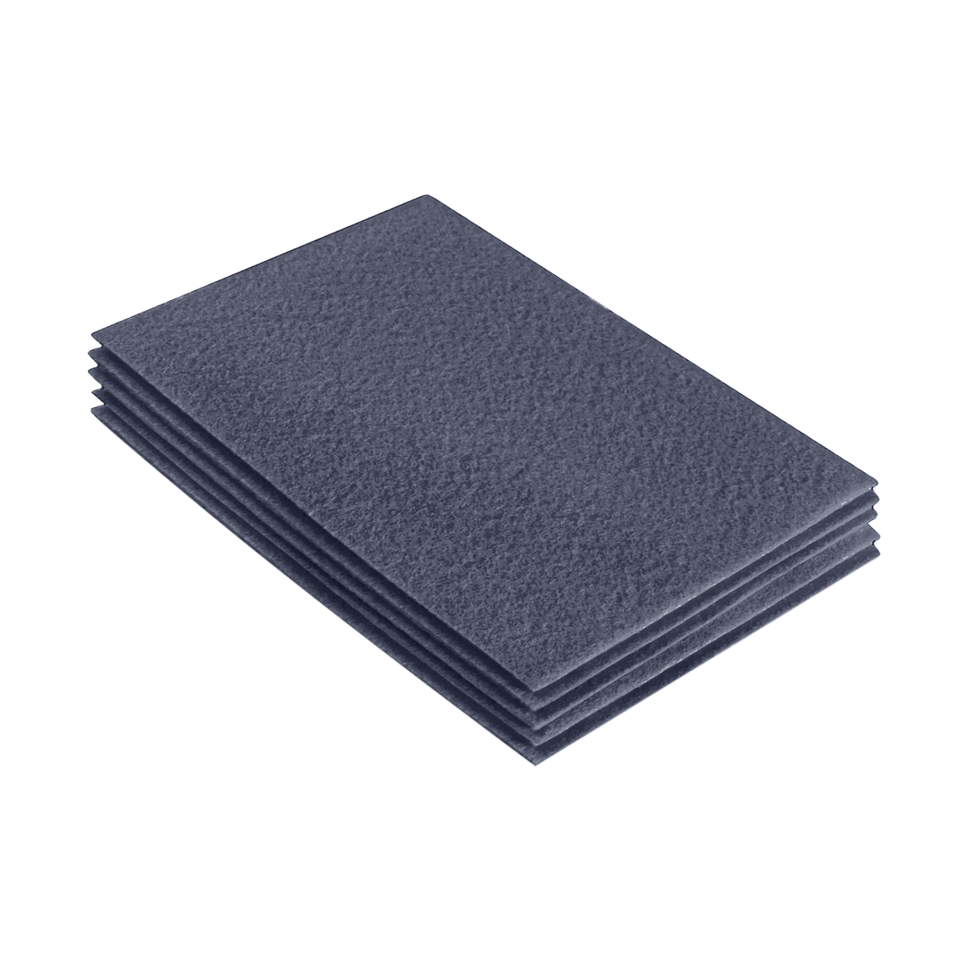 Acrylic Felt 9"X12" Sheet Packs | Heather Gray - FabricLA.com