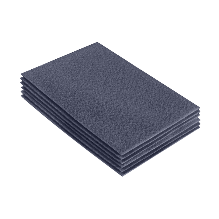 Acrylic Felt 9"X12" Sheet Packs | Heather Gray - FabricLA.com
