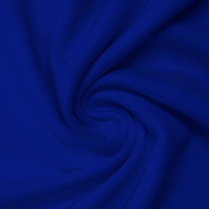 Athletic Double Knit fabric in Royal, sold by the yard