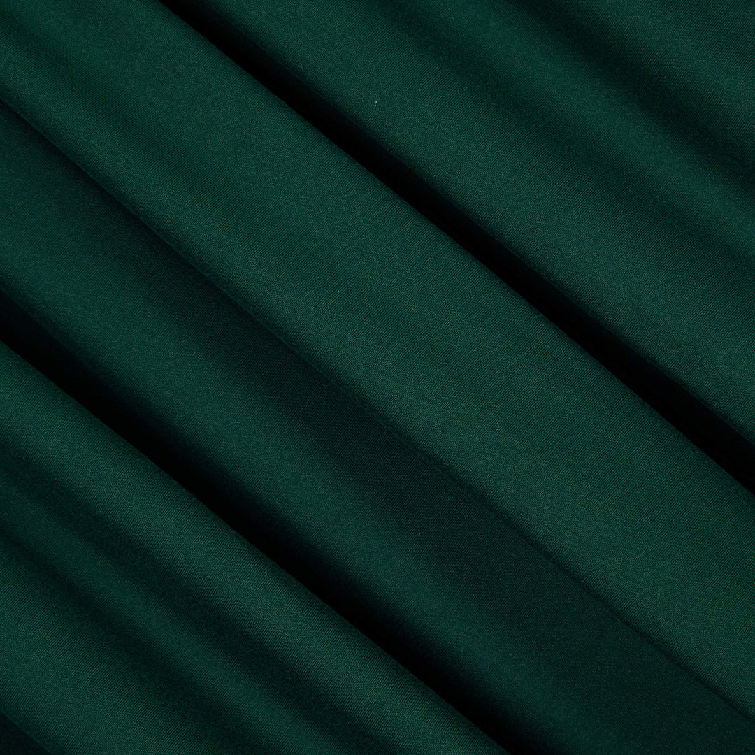 FabricLA DTY Tejido de punto de poliéster y spandex de doble cepillado | Cazador verde 