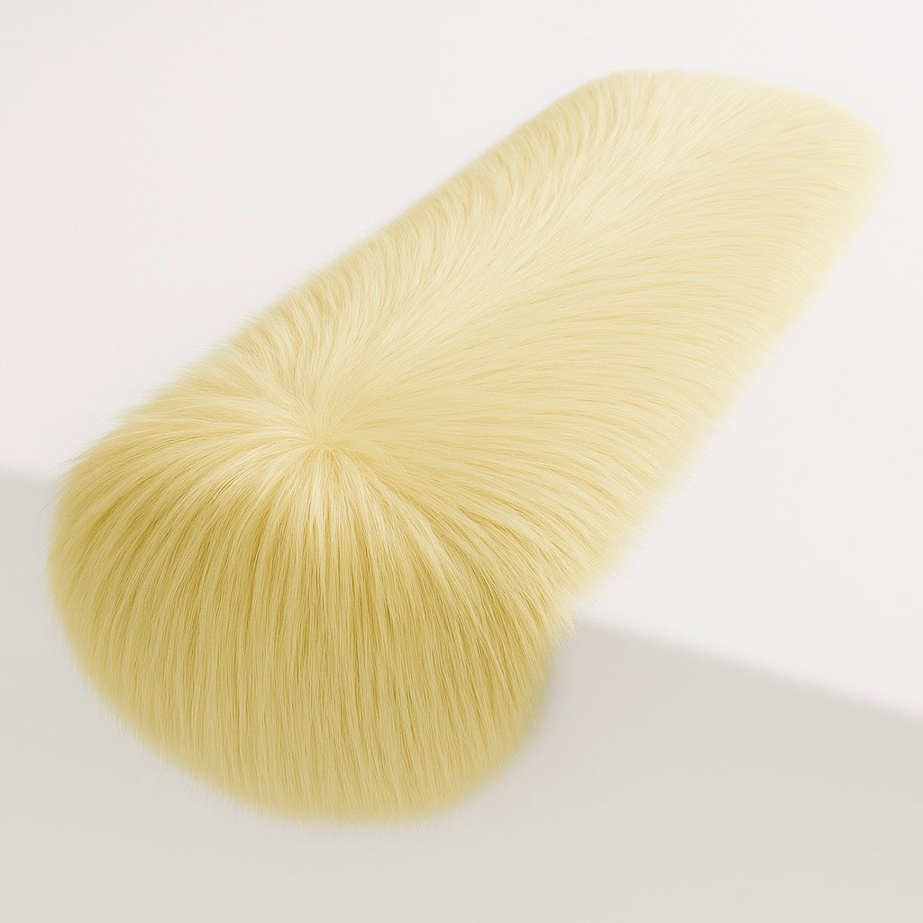 Luxurious Shaggy Faux Fur Tablecloth | Elegant Faux Fur for Dining Table by FabricLA