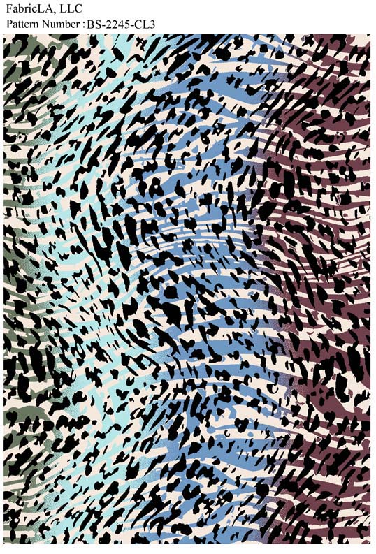 Printed fabric – mixed animal skin print – pattern BS-2245-CL3 | FabricLA
