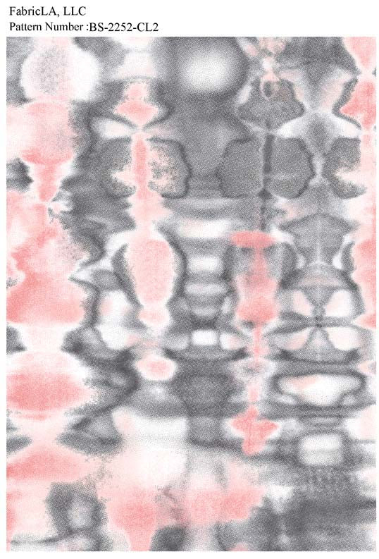 Printed fabric – pink and gray abstract print – pattern BS-2252-CL2 | FabricLA