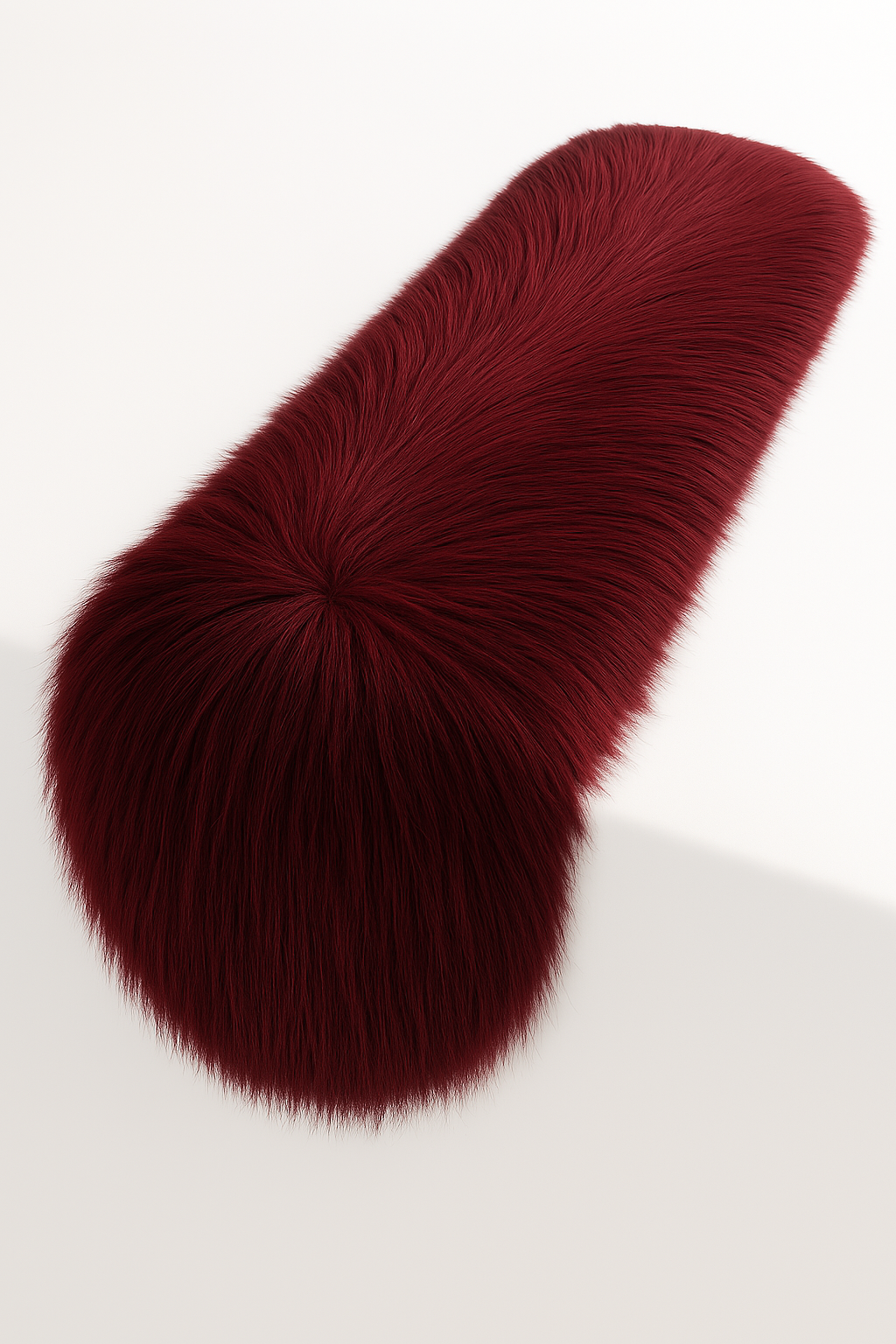 Luxurious Shaggy Faux Fur Tablecloth | Elegant Faux Fur for Dining Table by FabricLA