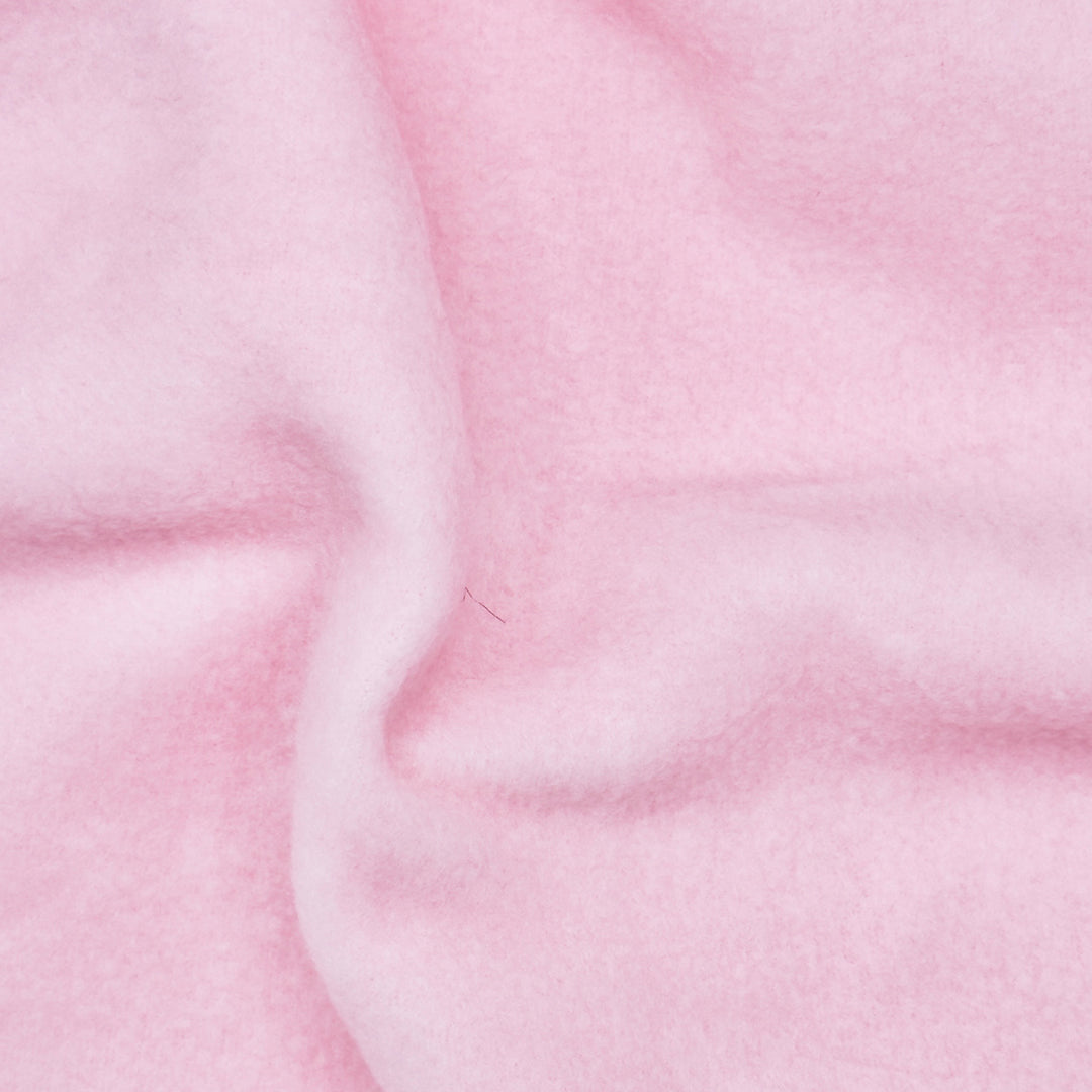 Anti-pill polar fleece fabric by the yard in light pink – 60 inch wide