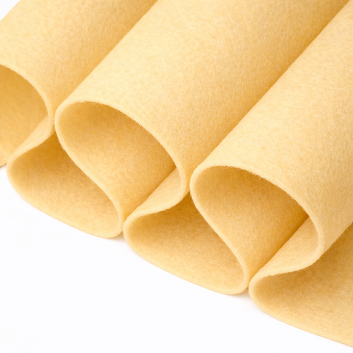 M. Champagne Acrylic Felt Fabric 1.6mm – 72" Wide, 160 GSM | By the Yard | FabricLA