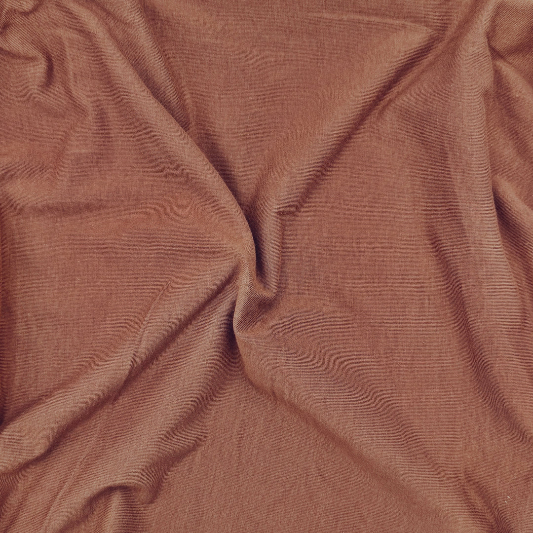 10 oz Cotton Spandex Swatch - Mocha Brown