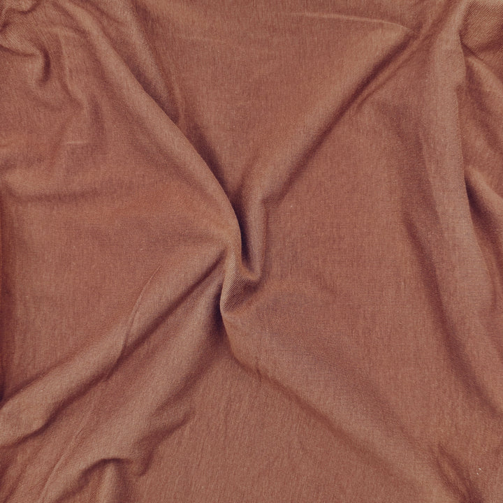 10 oz Cotton Spandex Swatch - Mocha Brown