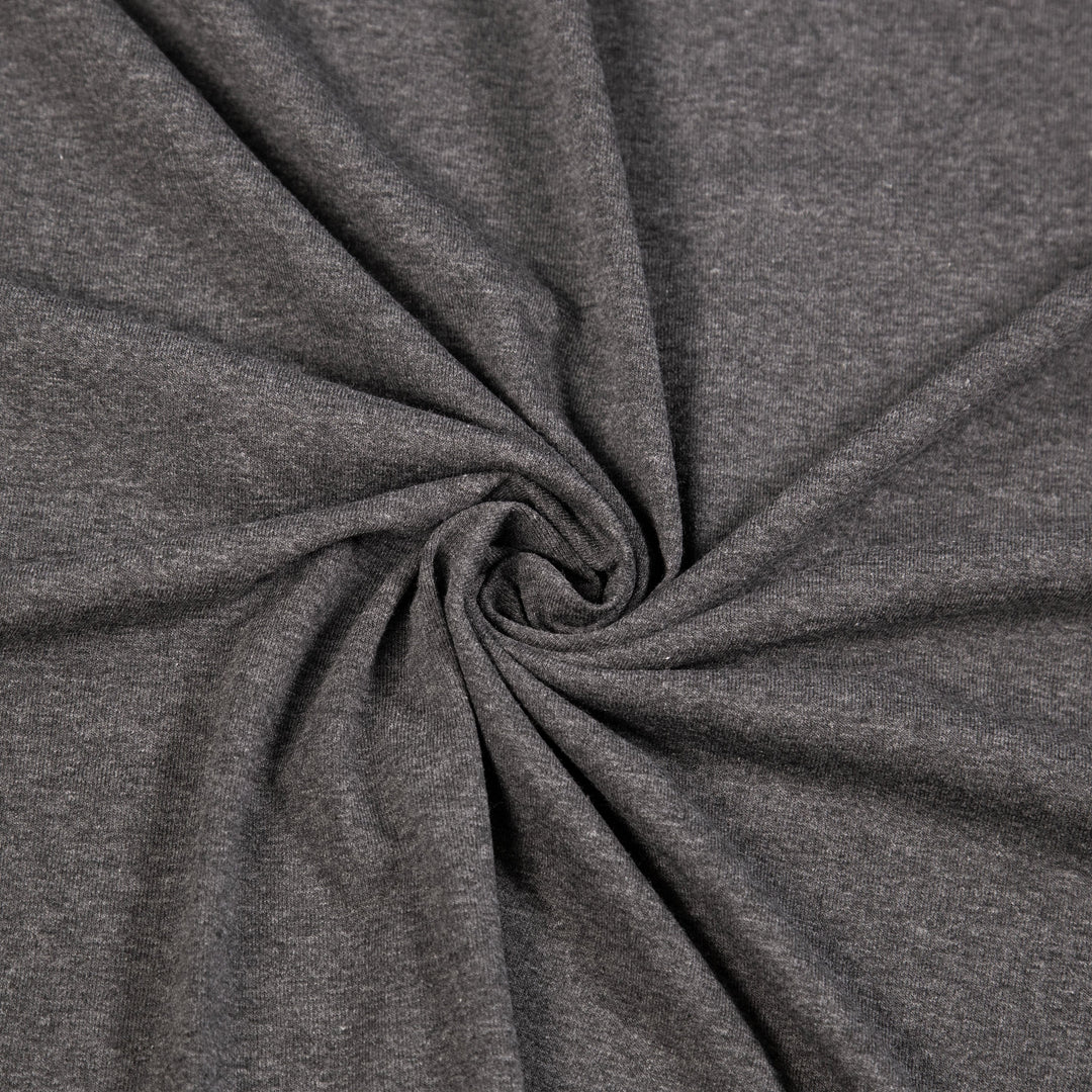 10 oz Cotton Spandex Swatch - Charcoal 2-Tone