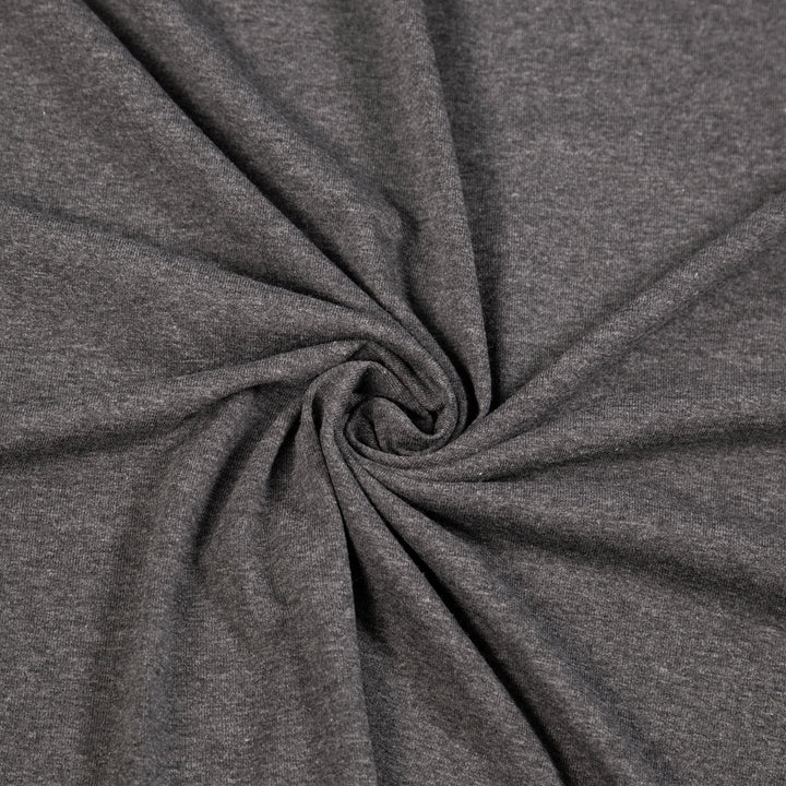 10 oz Cotton Spandex Swatch - Charcoal 2-Tone