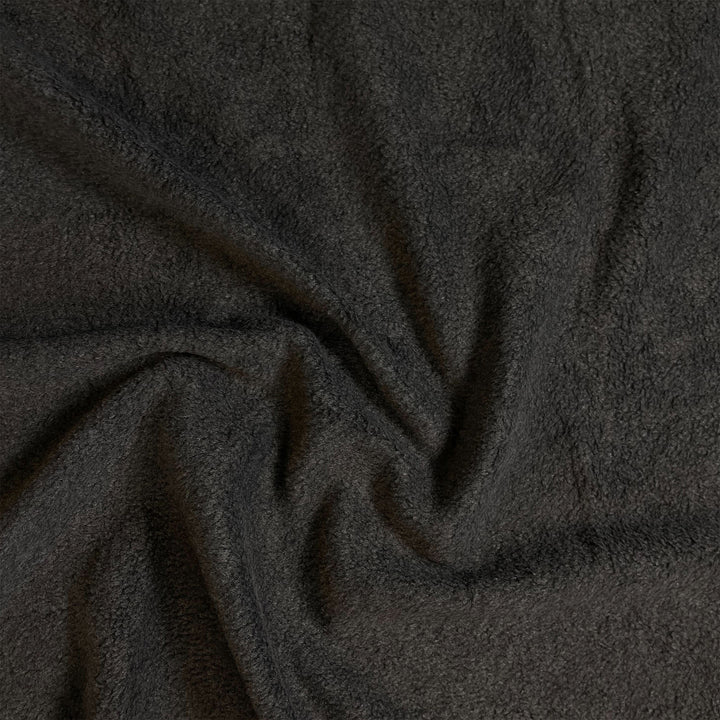 Fleece Fabric By The Yard | Charcoal - FabricLA.com