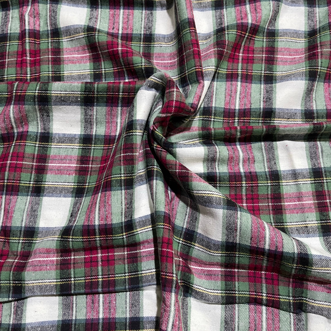 FabricLA cotton flannel plaid fabric 