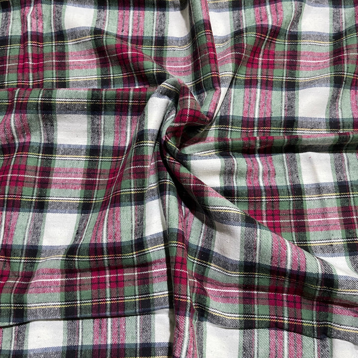 FabricLA cotton flannel plaid fabric 