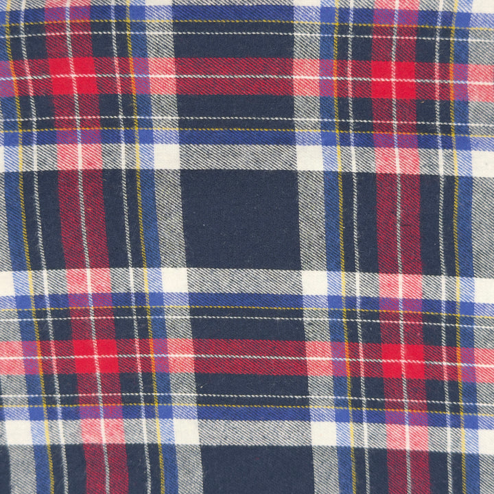 Avalon Ridge Plaid cotton flannel fabric by FabricLA — soft 5oz, 60 inches wide, Style 20.