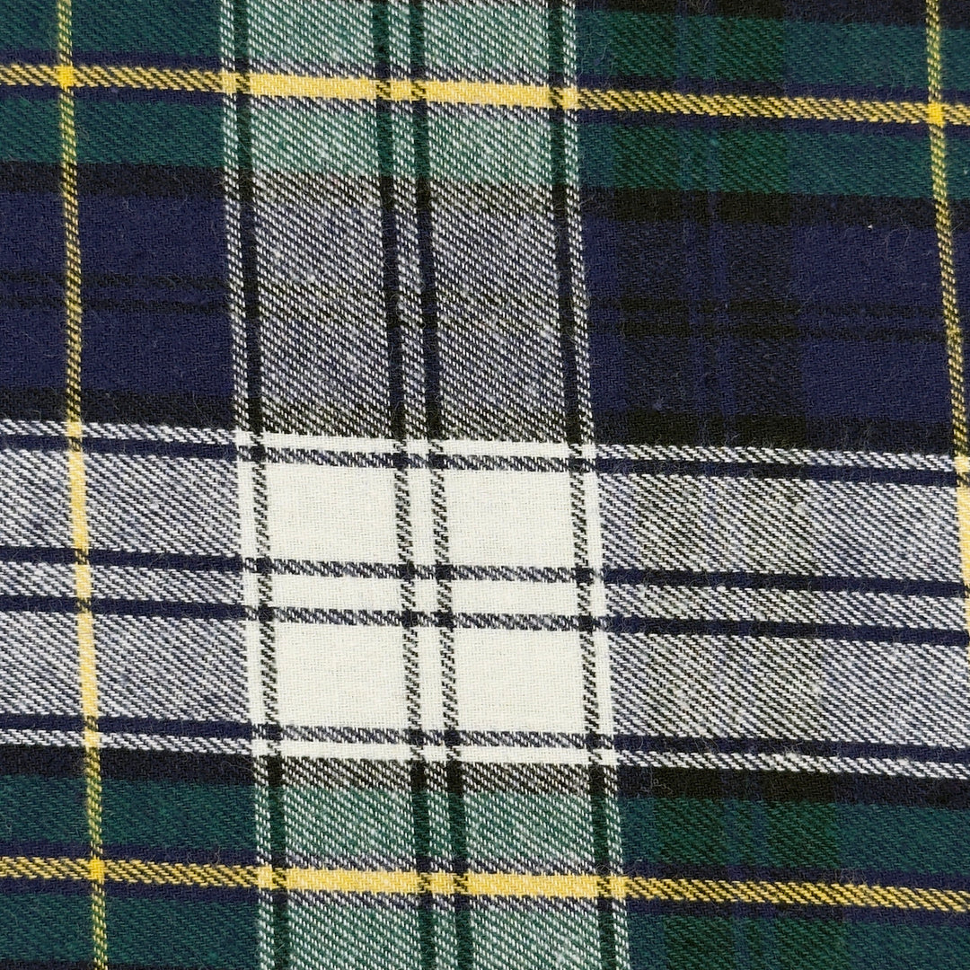 FabricLA 100% Cotton Flannel Fabric by the Yard – Soft 5oz, 60" Wide | Plaid Blue | Quilting, Pajamas, Shirts, Blankets & Crafts | Style 2