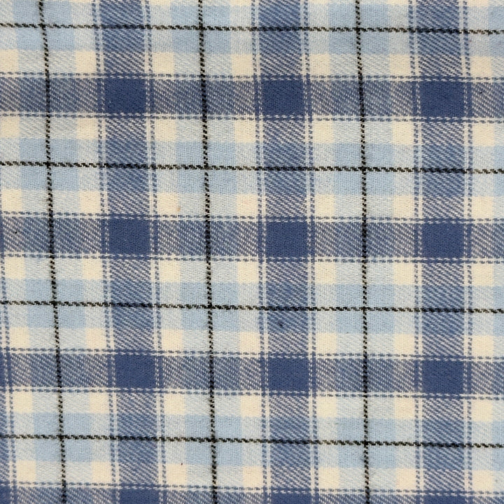 Plaid pattern with blue and beige colors