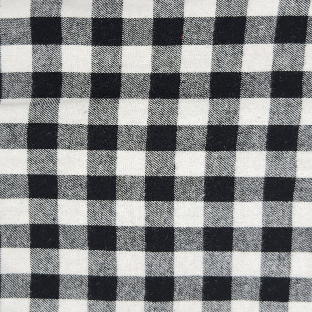 Timberline Buffalo plaid cotton flannel fabric by FabricLA — soft 5oz, 60 inches wide, Style 23.