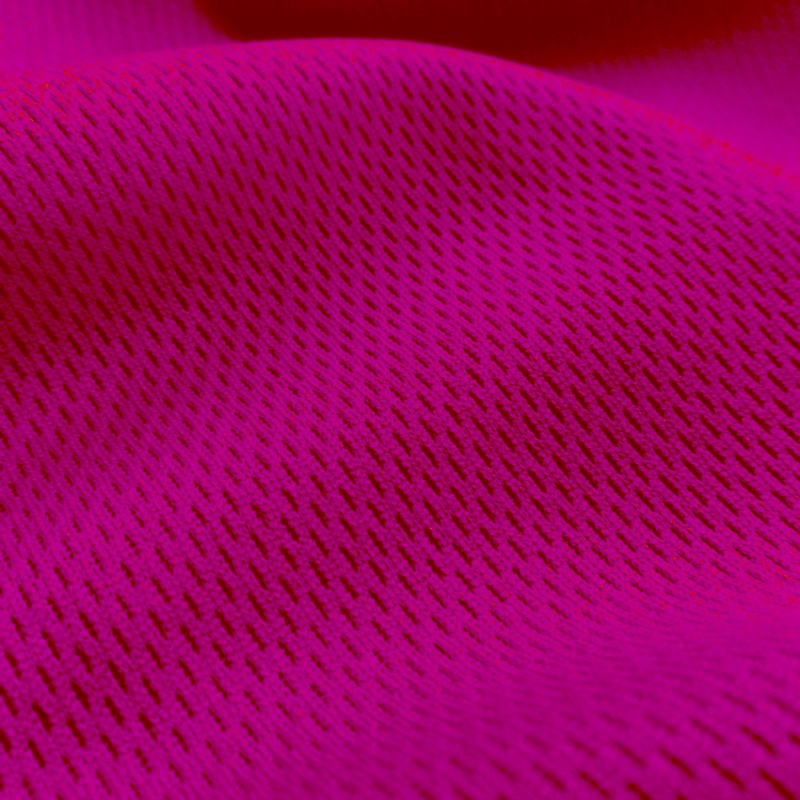 Dimple Mesh (Bird's Eye) fabric in Dark Fuchsia, sold by the yard