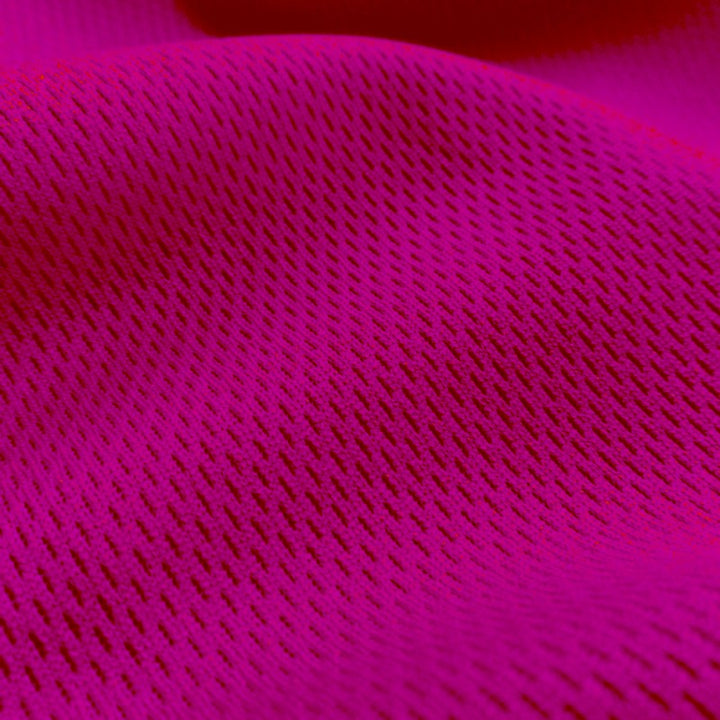 Dimple Mesh (Bird's Eye) fabric in Dark Fuchsia, sold by the yard