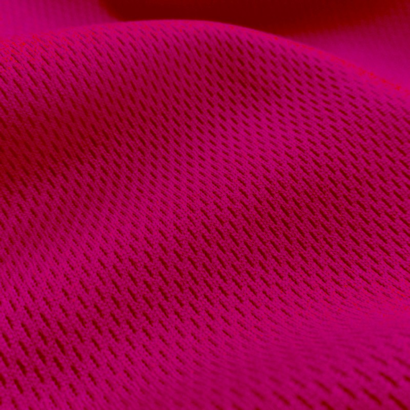 Dimple Mesh (Bird's Eye) fabric in Fuchsia, sold by the yard