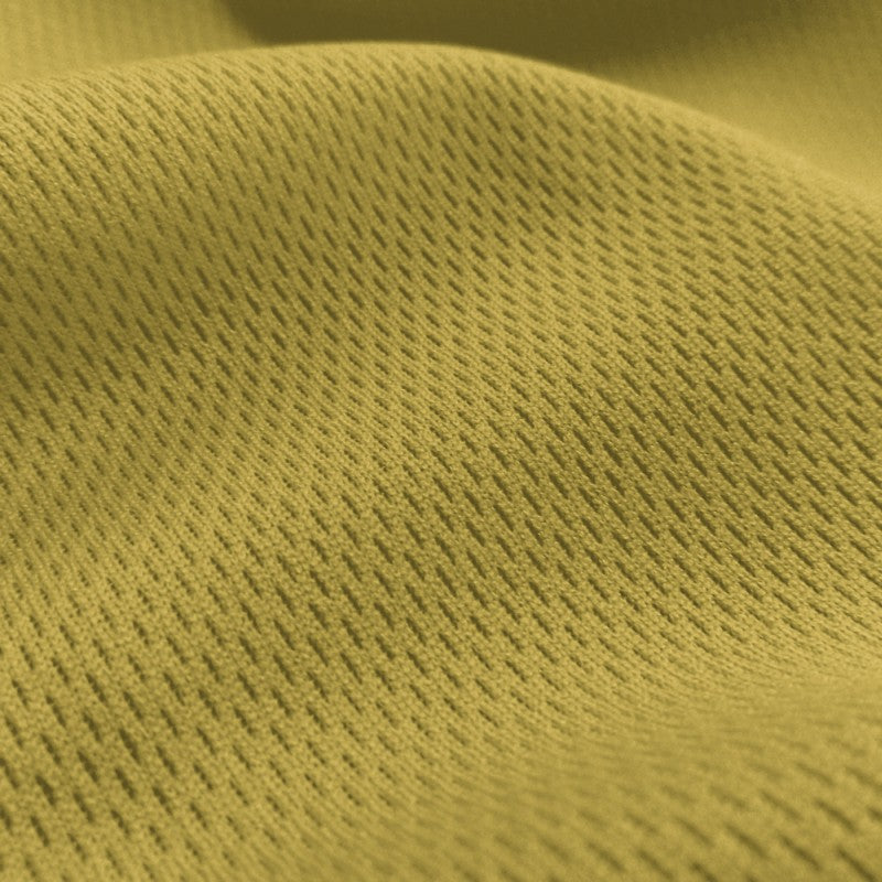Dimple Mesh (Bird's Eye) fabric in Vegas Gold, sold by the yard