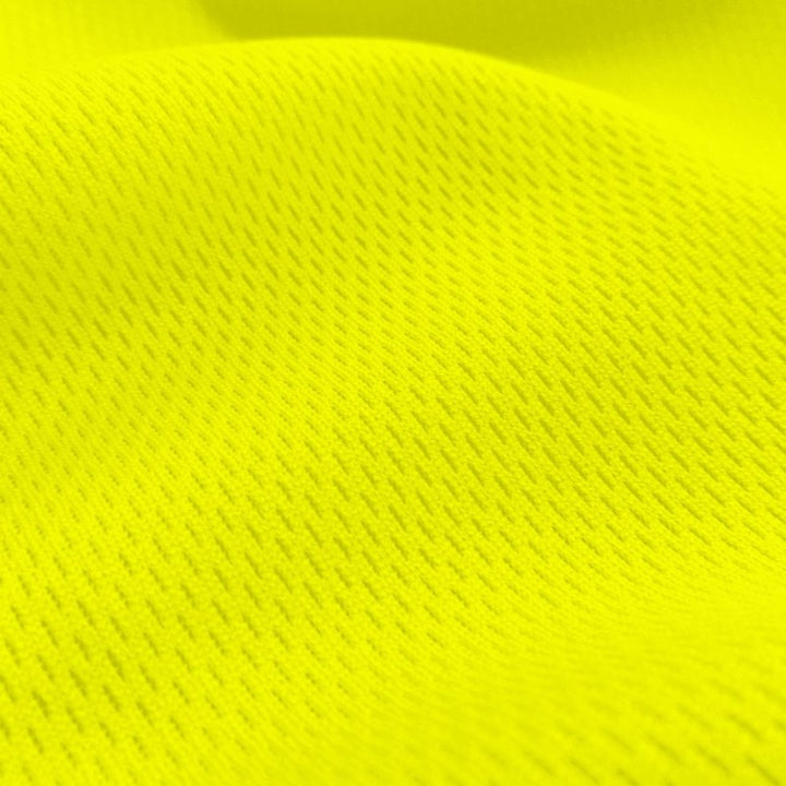 Dimple Mesh (Bird's Eye) fabric in Yellow, sold by the yard