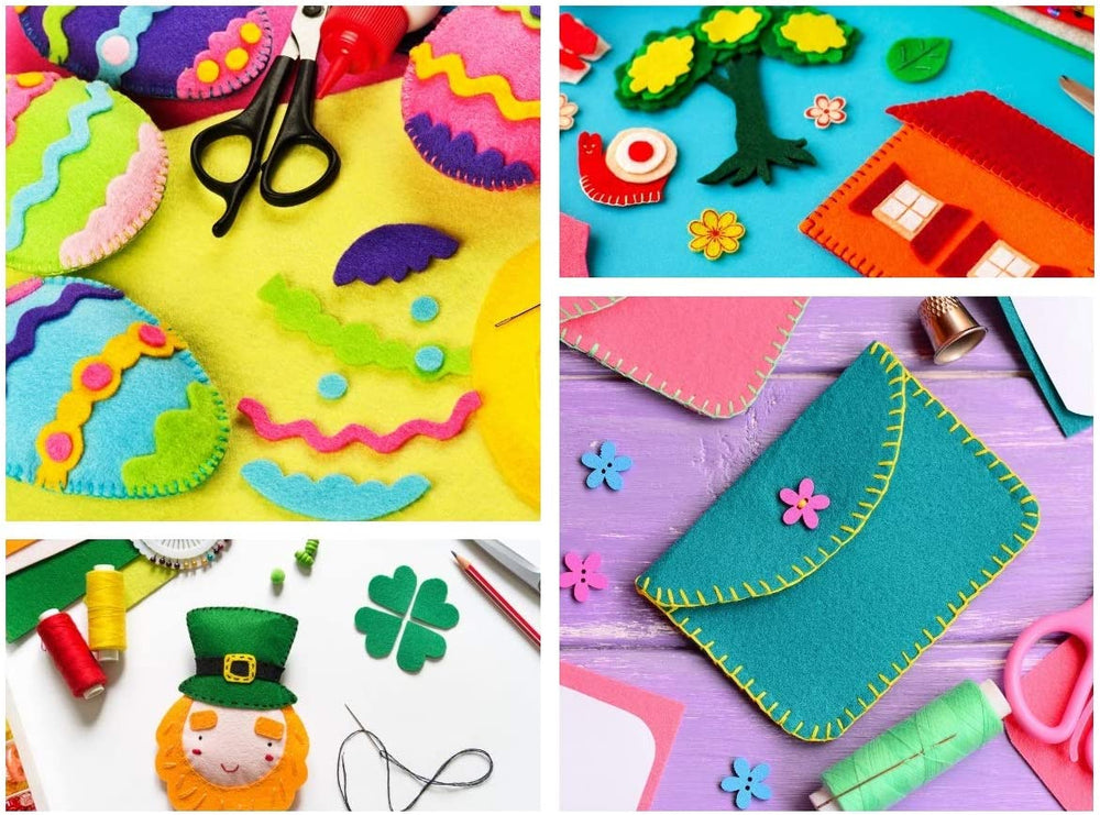FabricLA Craft Felt Fabric - 36" X 36" Inch Wide & 1.6mm Thick Felt Fabric - Use This Soft Felt for Crafts - Felt Material Pack - FabricLA.com