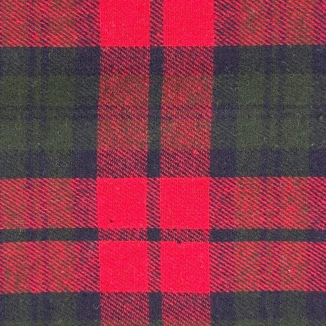 FabricLA 100% Cotton Flannel Fabric by the Yard – Soft 5oz, 60" Wide | Woodsman Scarlet Plaid | Quilting, Pajamas, Shirts, Blankets & Crafts | Style 24
